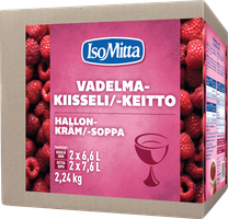 IsoMitta Vadelmakiisseli/-keitto 2x1,12kg