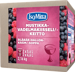 IsoMitta Mustikka-Vadelmakiisseli/ -keitto